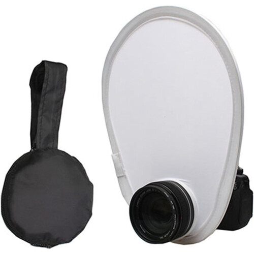 Camera Flash Diffuser Foldable Light Softener with Storage Bag for DSLR Cameras 2