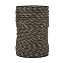 Parachute Rope, Reflective Lanyard 9 Corespun Twine 100m for Outdoor Camping (Jungle Camouflage)