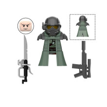 Black Armor Ranger 4-teiliges Minifiguren-Bausteinspielzeug