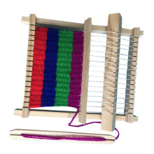 DIY Wooden Knitting Machine for Handmade Craft Toys Creativity and Dexterity for Boys and Wood Material