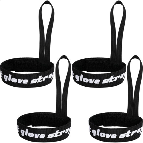 Ski Glove Leash  4 Pack, Wrist Loops for Skiing, Snowboarding