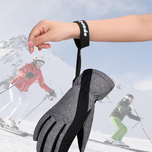 Ski Glove Leash  4 Pack, Wrist Loops for Skiing, Snowboarding 2