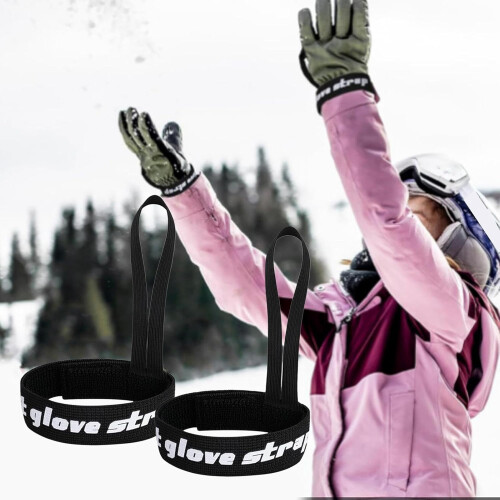 Ski Glove Leash  4 Pack, Wrist Loops for Skiing, Snowboarding 1