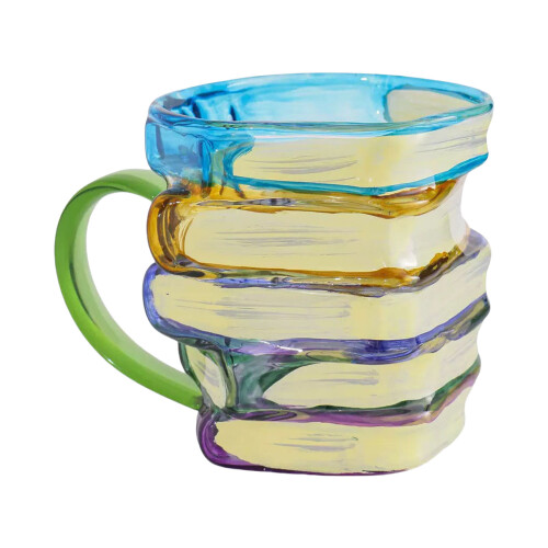 Ergonomic Handle Glass Drinking Cup Heat Resistant Coffee-300ml