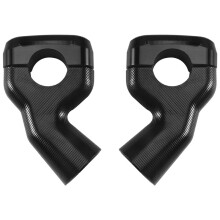 Motorrad ZubehöR Lenker Riser Klemmen Adapter für Bobber T100 T120 Speed Twin Schwarz