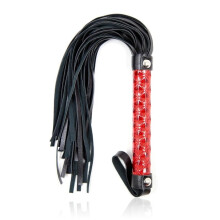 Sex Bondage Small Leather Whip BDSM Spanking Flogger Bondage Flogger Red Handle Adult Sex Toys for Couples