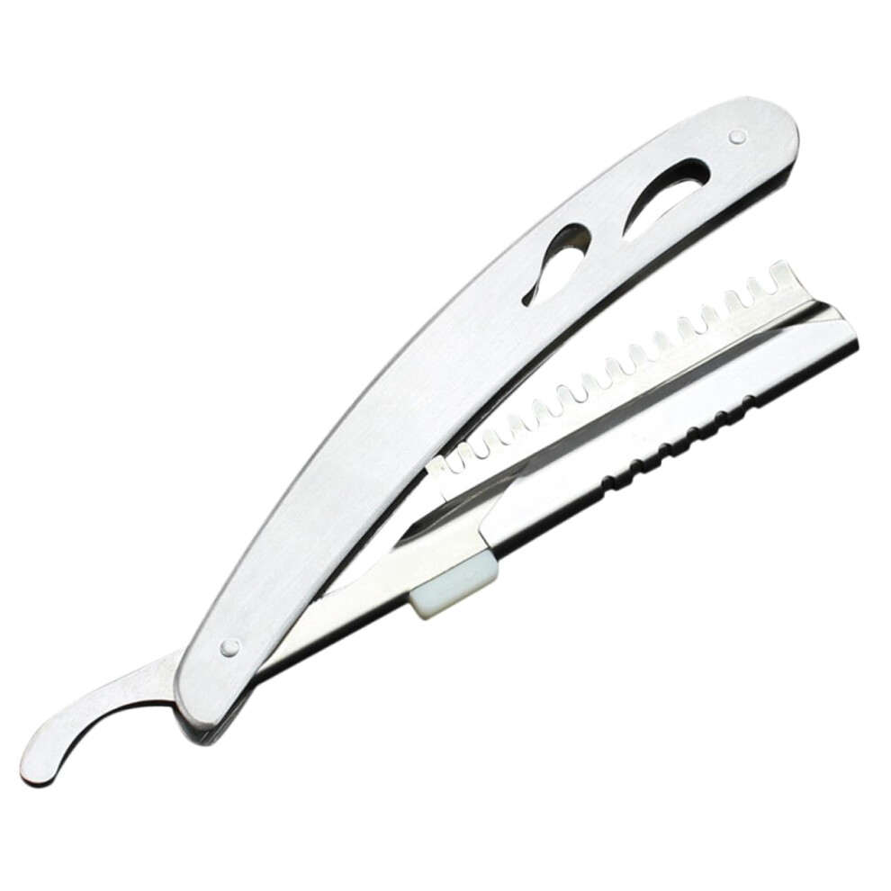 Manual Stainless Steel Razor Blade Holder for Men, Durable Razor for Shaving Blades, Beard Care and Shaving, Practical Grooming Tool for Men