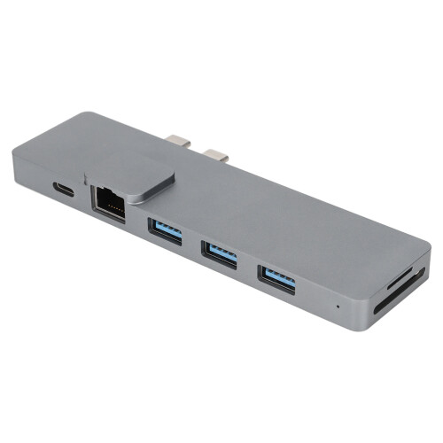 Φορητός διανομέας USB C επόμενης γενιάς 8 σε 1, υποστηρίζει πρωτόκολλο γρήγορης 2