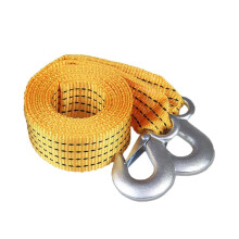 Car Tow Rope Strap, High Strength Nylon Strap with Strong Metal Hook, Tow Cable for Trailer One Size Ref: 5334