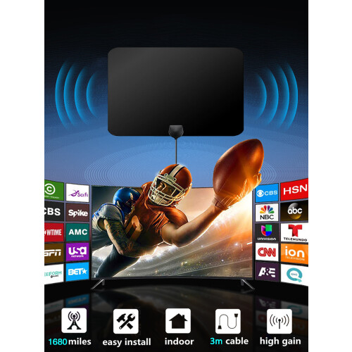 Προγραμματισμός HDTV Ψηφιακή κεραία τηλεόρασης HD για έξυπνη τηλεόραση, Υποστήριξη 1