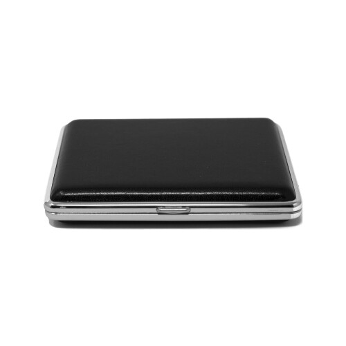 Black Leather Cigarette Case Engraved Free  Ships from 1