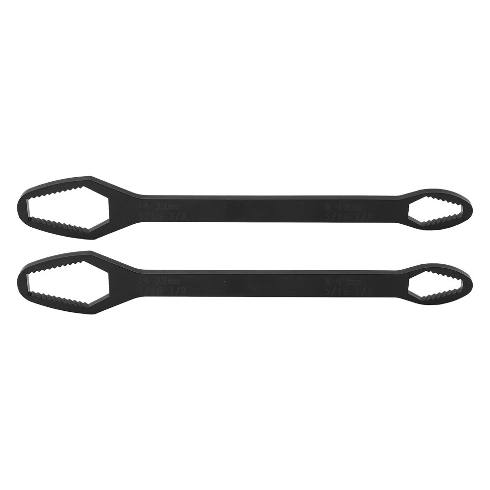 Universal Wrench Star Double Ended 822Mm 260Mm Alloy Steel 2Pcs (Black) 9365049358514