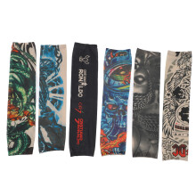 Mangas de tatuaje con protección UV y diseños de tinta realistas, tejido elástico y transpirable para hombres, mujeres y niños, uso versátil en