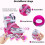 Inline Skates for , ,  pink L (3741 EU) 2