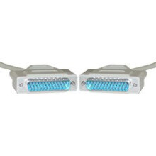 Bidirectional Printer Cable, DB25 Male, 18 Twisted Pairs, A/A Type, 6 ft