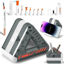 Cleaning Brush Compatible with Smartphone Ports Earphone Cleaning Stick Laptop Keyboard Maintenance Digital Camera Lens Cleaning(Q6C-Lack)