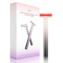 (Grey) Complete Kit For Face And Neck | Microcurrent Facial Device For Anti-aging | Advanced Skincare Tool To Lift And Firm Skin.