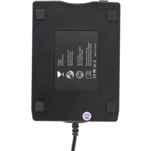 Floppy Disk Reader, USB Floppy Drive Floppy Disk with 1.44M Neutral USB External Floppy Disk Drive Diskette FDD for General Usage Black 2