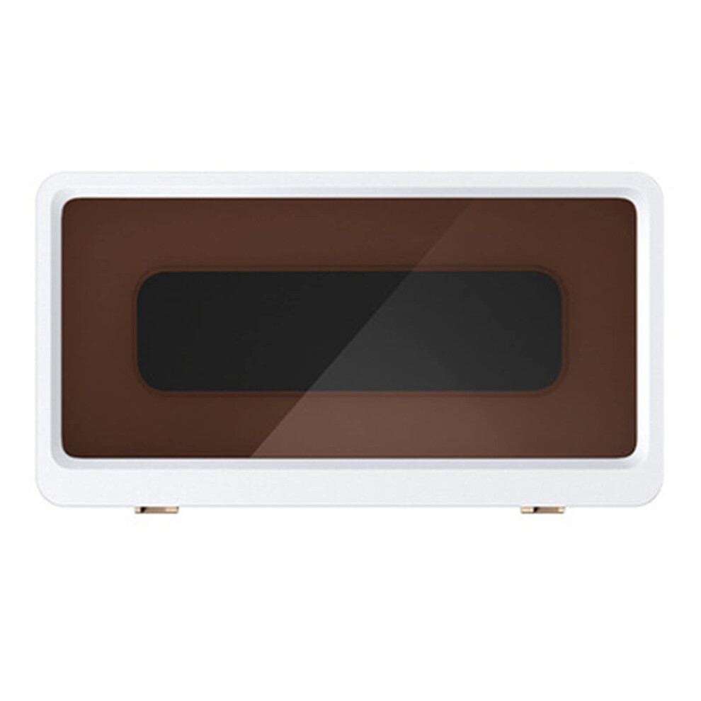 Mobile Phone Box Punch-Free Wall-Mounted Touch Screen Mobile Phone Holder Bathroom Toilet Shower Sealing Protection Storage Box (White) White 9412369411341