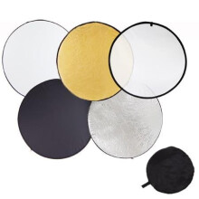 Photo Studio 32' (80cm) Collapsible 5 in 1 Twist Reflector Multi Disc Colors Kit