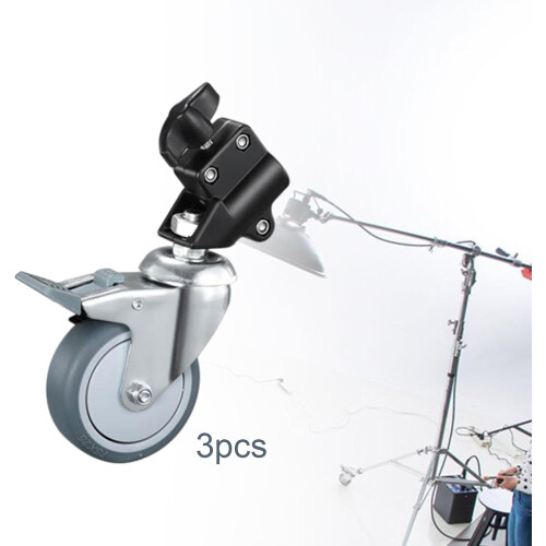 Professional Photography Light Stand Wheels Set for Studio Video 1