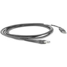 Zebra CBA-U21-S07ZBR - Serial Cable (Black, 2.1 m, USB, EAS, Male Connector/Male Connector, DS2208-SR)
