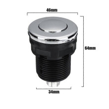 Interruttore pneumatico On Off Pulsante interruttore aria 28 mm/32 mm/34 mm per vasca da bagno Spa Rifiuti Tritarifiuti Interrutto