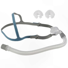 Nasen-CPAP-Maske mit verstellbarem Kopfband zur Unterstützung bei Schnarchen und Schlafapnoe, Größe S/M