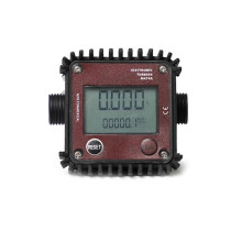 K24 Digitaler Zahnrad-Durchflussmesser mit LCD-Anzeige für Kraftstoff, Öl, Wasser und Harnstoff (Gewinde)