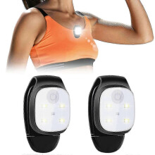 Stück Outdoor-Nacht-Clip-On-Lauflichter, reflektierende, USB-wiederaufladbare LED-Leuchten, kleine, leichte Laufausrüstung