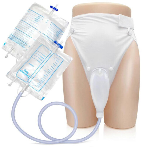 Φορετός σάκος ούρων 1000ml/2000ml με αγωγό καθετήρα για άνδρες και γυναίκες, φρο