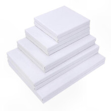 10er-Packung Baumwoll-Leinwandplatten für Kunstmalerei und DIY-Projekte