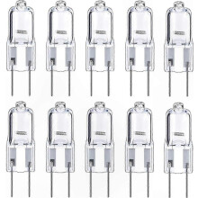 10er-Pack dimmbare G4-Halogenlampen, 35 W, 12 V, Kapselleuchten für Garten- und Schrankbeleuchtung