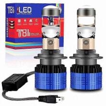 H7 LED-Scheinwerfer-Umrüstsatz, 200-W-Projektorlinsen, Abblendlicht, 24000 lm