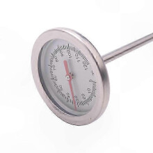 50 cm lange Edelstahl-Kompostthermometersonde zur präzisen Bodentemperaturüberwachung