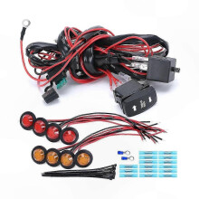 Blinker-Set mit Hupe und Blinkrelais-Kabelbaum für Golfwagen/Side-by-Sides mit Straßenzulassung