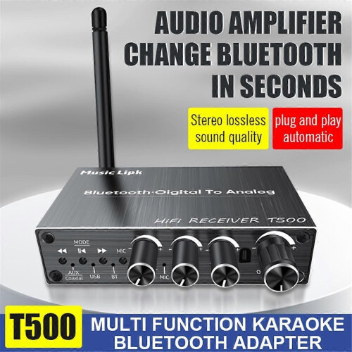 Δέκτης ήχου DAC Bluetooth 5.3 Ψηφιακός σε αναλογικό μετατροπέας 3,5 mm AUX//ομοαξονικό 1