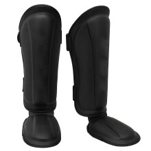 Martial Art Shin Guards Leg Guards with Foot Protection Pad Adults Sparring Leg Foot Guards Adults Sport Shin Guards Ref: 2403