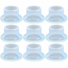 30er-Packung blaue Gummidichtungen, Gewinderohrstopfen mit auslaufsicheren Dichtungsringen für Wasseranschlussleitungen
