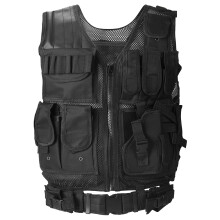 Multifunctional Breathable Outdoor Vest Quick Disassemble CS Field Protection Training Equipment Black Ref: 6994