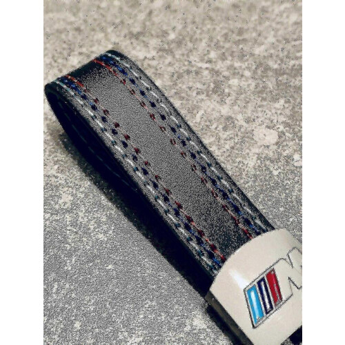 Μπρελόκ BMW από γνήσιο δέρμα M Sport M Power Metal OEM 2