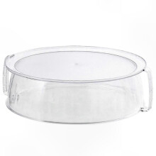 Mikrowellendeckel aus Glas mit Griff für Nudeln, Essensreste und als Spritzschutz