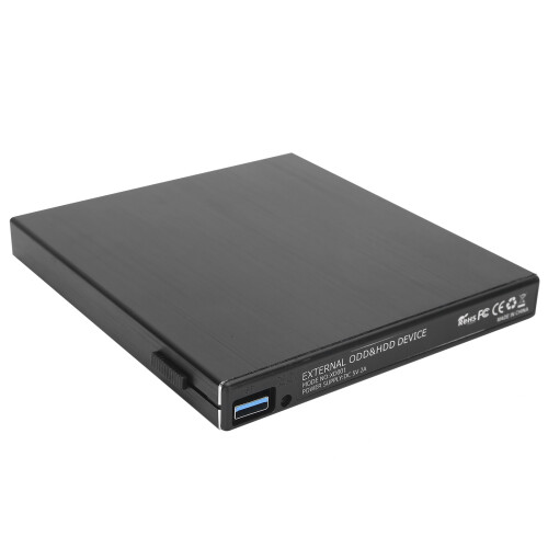 Φορητή εξωτερική μονάδα CD DVD, συσκευή ανάγνωσης δίσκων USB3.0 υψηλής ταχύτητας, plug & 1