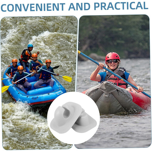 2 pieces paddle holder plastic deck mounted paddle buckle for practical and durable paddle securing for boat lovers 2