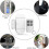 Συναγερμός Πόρτας, Ανιχνευτής Ανοίγματος Πόρτας με Ισχυρή Σειρήνα, Μαγνητ 4