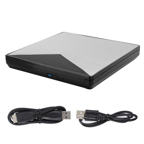 Εξωτερική μονάδα CD DVD για φορητό υπολογιστή, Plug and Play Εξωτερική μονάδα CD DVD