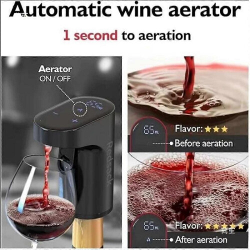 (Black) Drink Dispenser Liquor, Smart Dispenser Alcohol 2