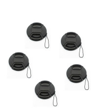 5PCS 37 40.5 43 46 49 52 55 58 62 67 72 77 82 mm Snap-on Camera Front Lens Cap Cover Protector for Canon for Nikon for Sony Len Caps(43mm)