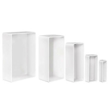 5-teiliges Silikon-Gussformen-Set mit Holzstütze, große rechteckige Epoxidharz-Gussformen für DIY-Dekorationen