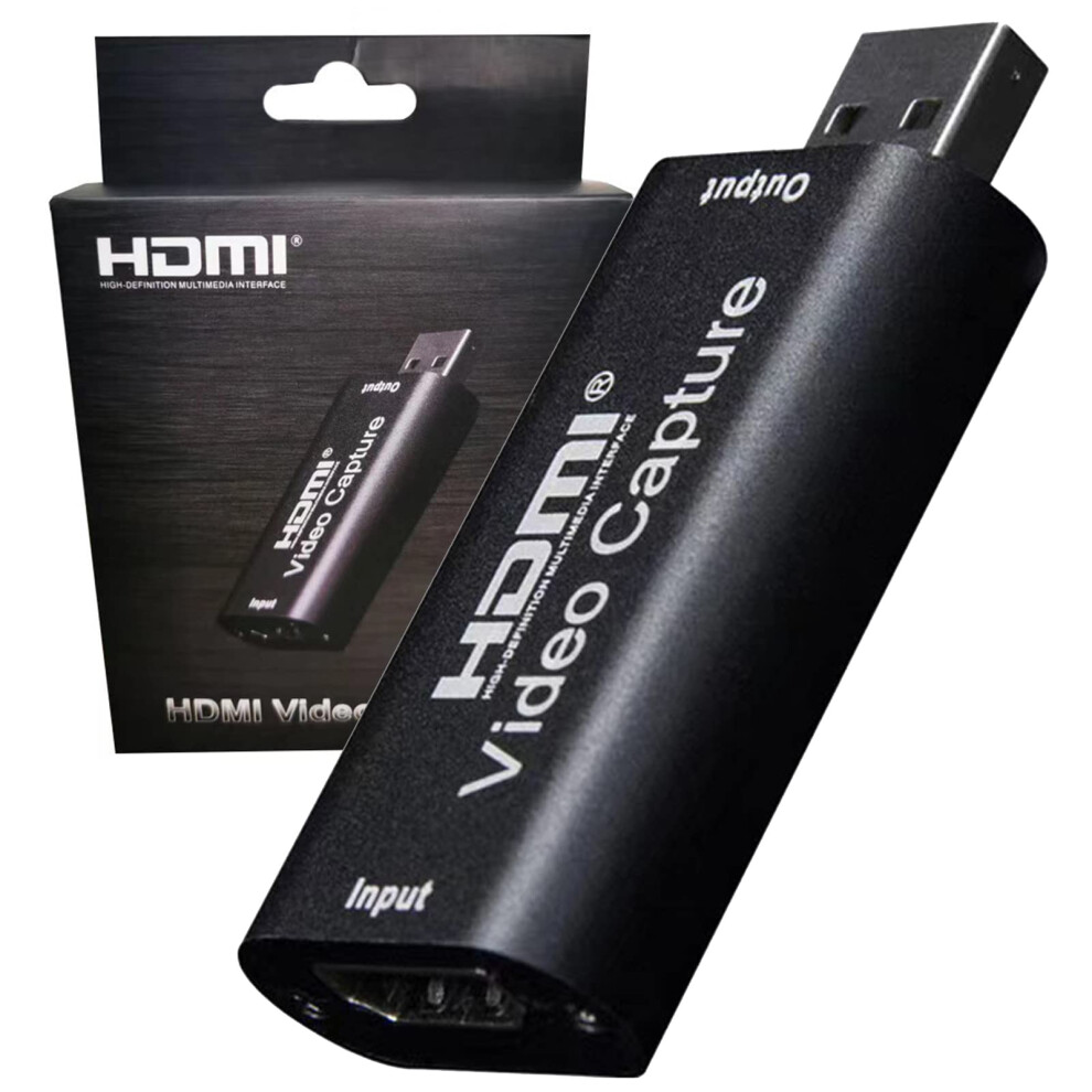 Hdmi To Usb Video Capture Card 1080P For Live Video Streaming Record Via Dslr Camcorder Action Cam 9365049360197